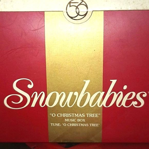 Snowbabies Dept 56 O Christmas Tree Music Box 2001 - Picture 10 of 10